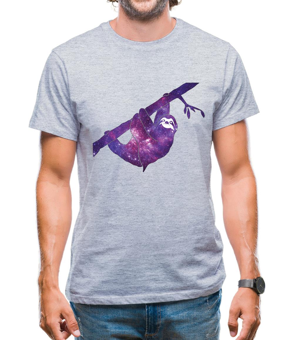 Space Animals - Sloth Mens T-Shirt Space Animals - Sloth Mens T-Shirt