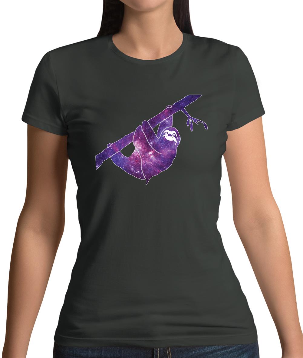 Space Animals - Sloth Womens T-Shirt Space Animals - Sloth Womens T-Shirt