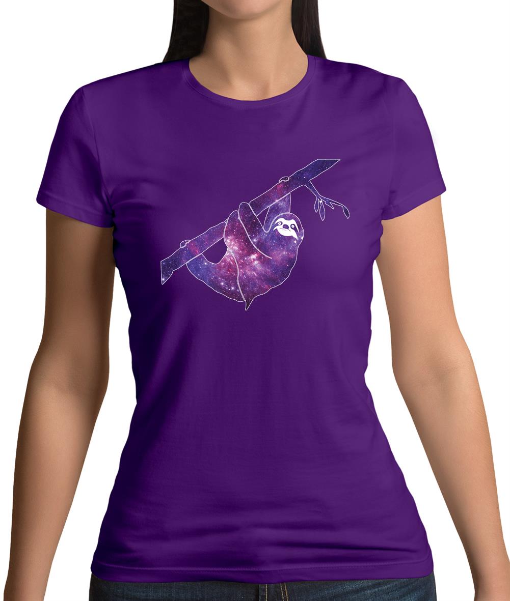 Space Animals - Sloth Womens T-Shirt Space Animals - Sloth Womens T-Shirt