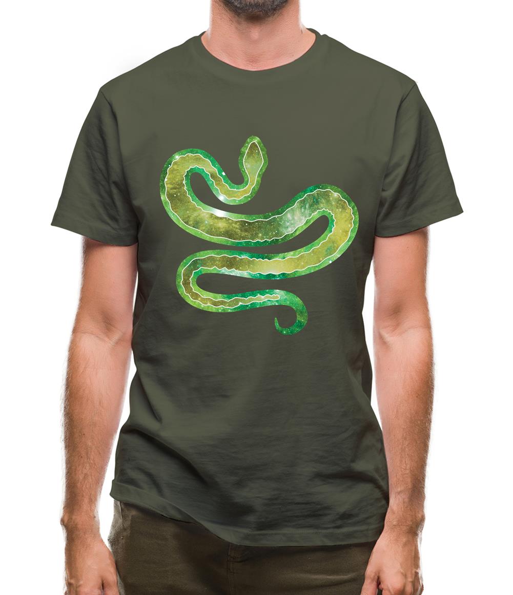 Space Animals - Snake Mens T-Shirt Space Animals - Snake Mens T-Shirt