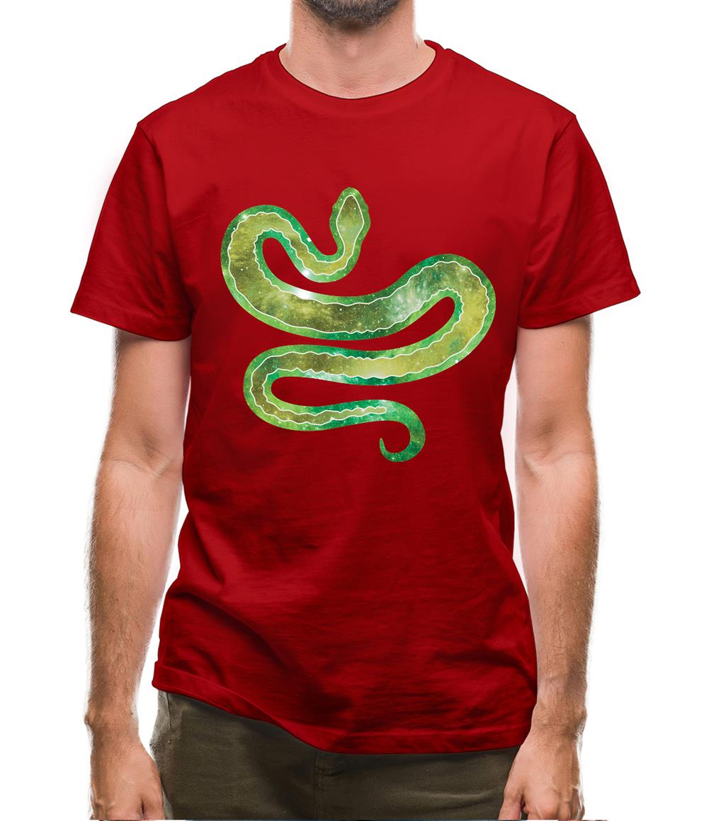 Space Animals - Snake Mens T-Shirt Space Animals - Snake Mens T-Shirt