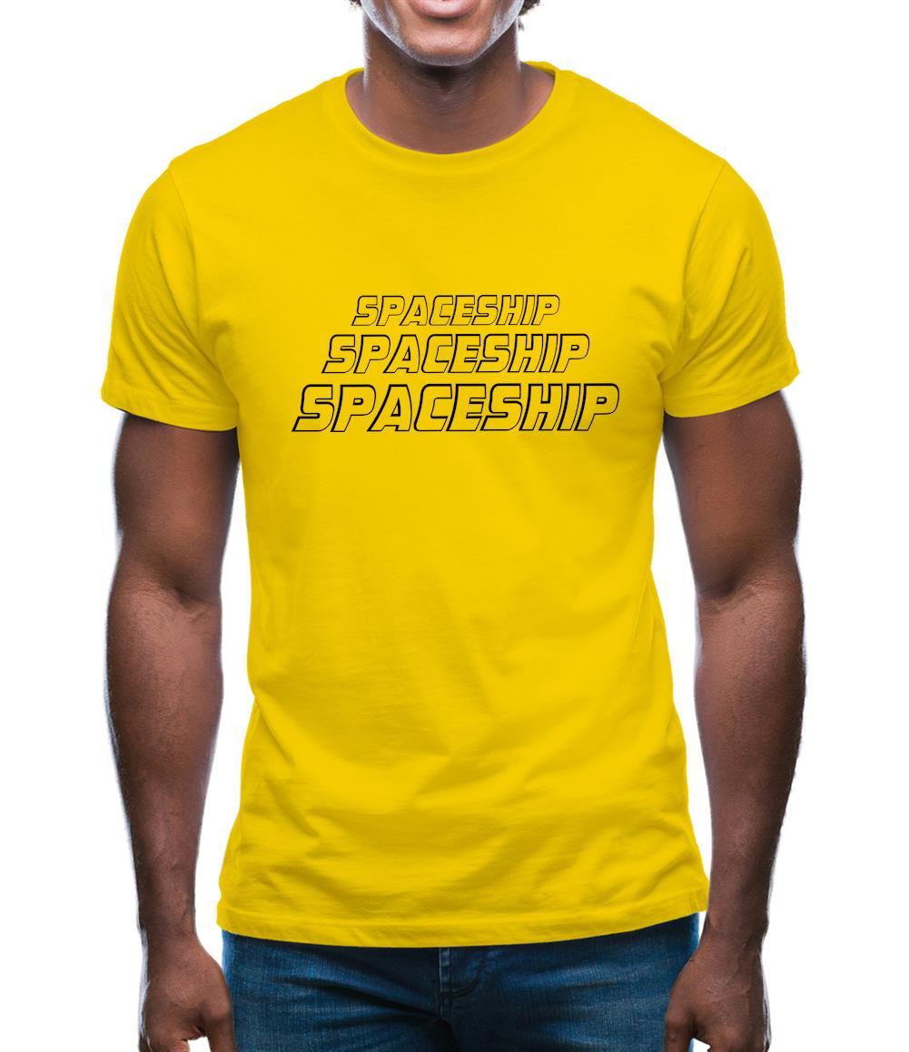Spaceship Mens T-Shirt Spaceship Mens T-Shirt