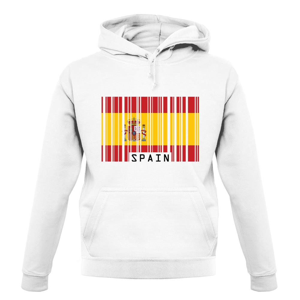 Spain Barcode Style Flag unisex hoodie Spain Barcode Style Flag unisex hoodie
