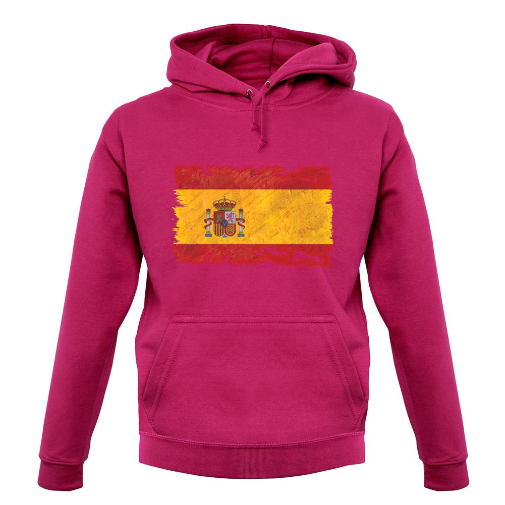 Spain Grunge Style Flag unisex hoodie Spain Grunge Style Flag unisex hoodie