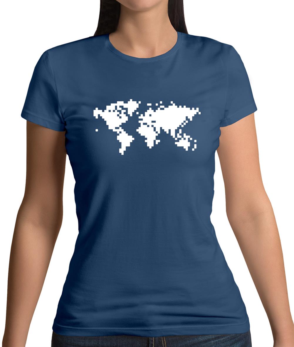 Square Map Womens T-Shirt Square Map Womens T-Shirt