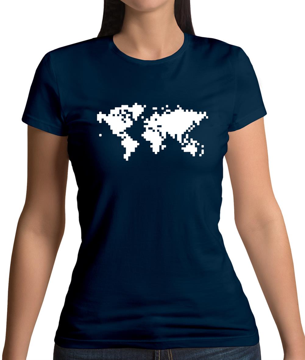 Square Map Womens T-Shirt Square Map Womens T-Shirt