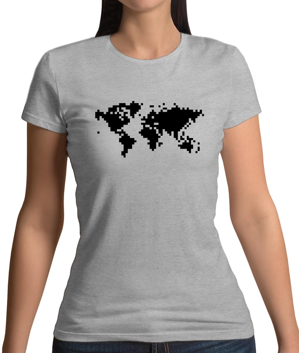 Square Map Womens T-Shirt Square Map Womens T-Shirt