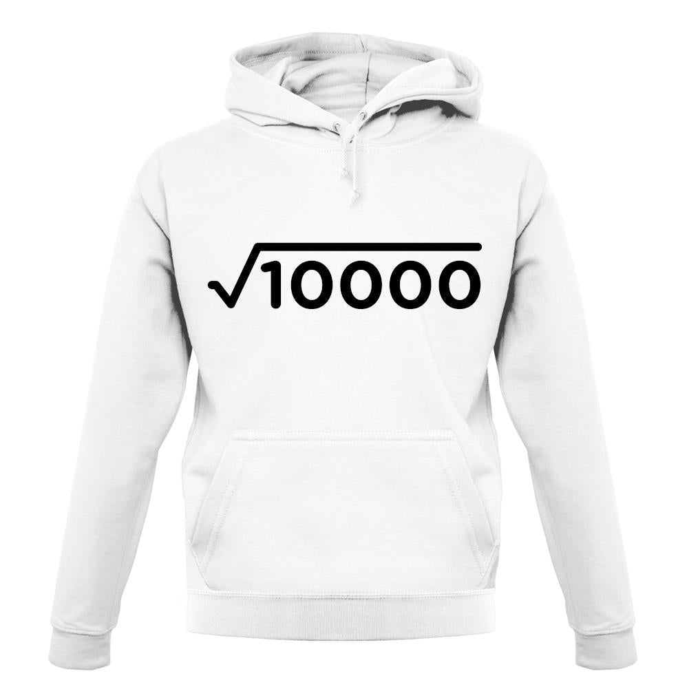 Square Root Birthday 100 unisex hoodie Square Root Birthday 100 unisex hoodie