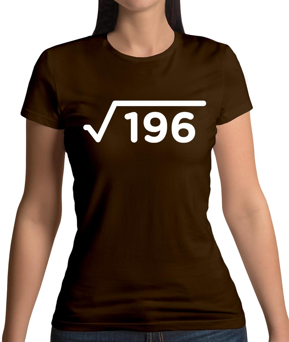 Square Root Birthday 14 Womens T-Shirt Square Root Birthday 14 Womens T-Shirt