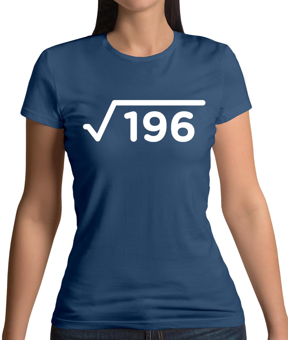 Square Root Birthday 14 Womens T-Shirt Square Root Birthday 14 Womens T-Shirt