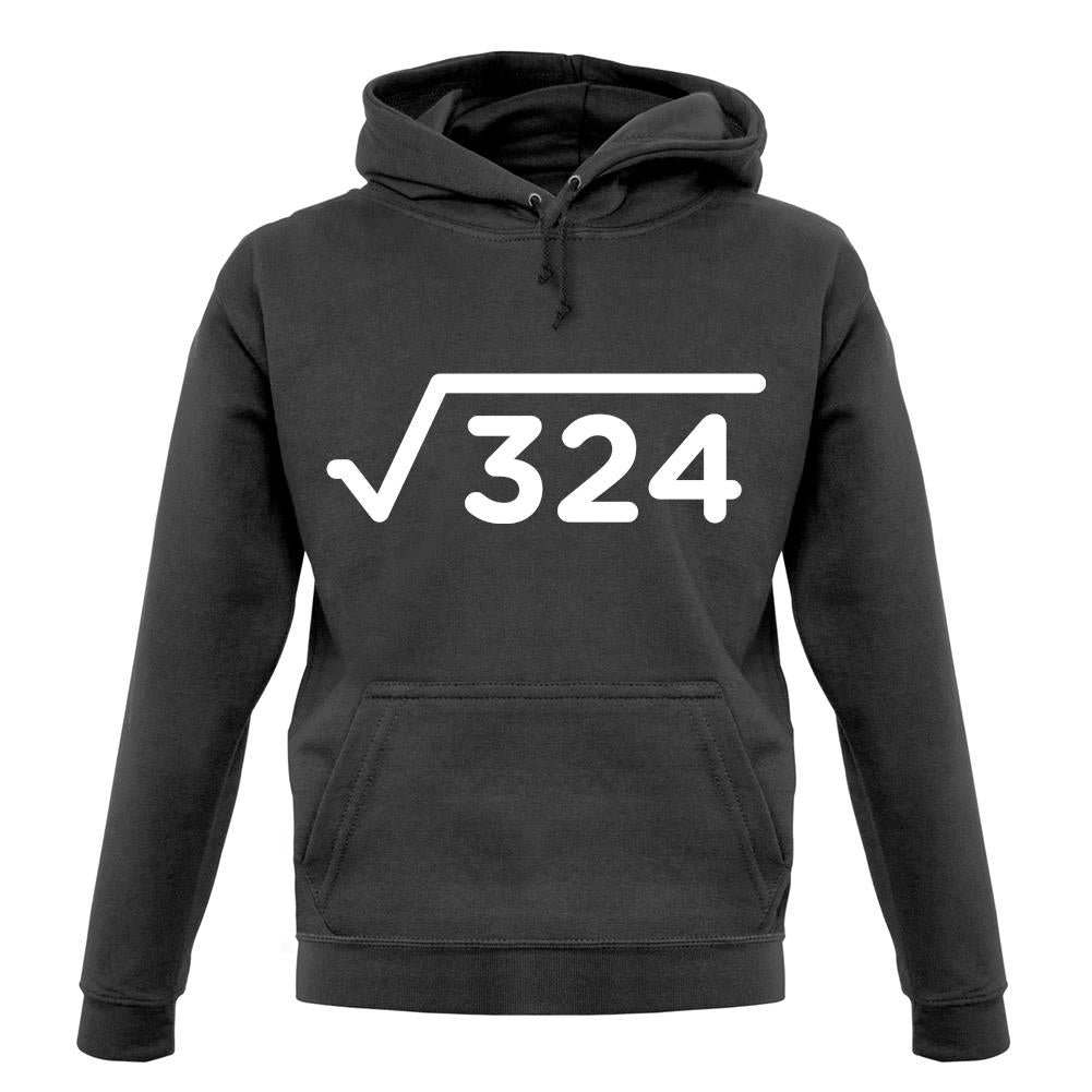 Square Root Birthday 18 unisex hoodie Square Root Birthday 18 unisex hoodie