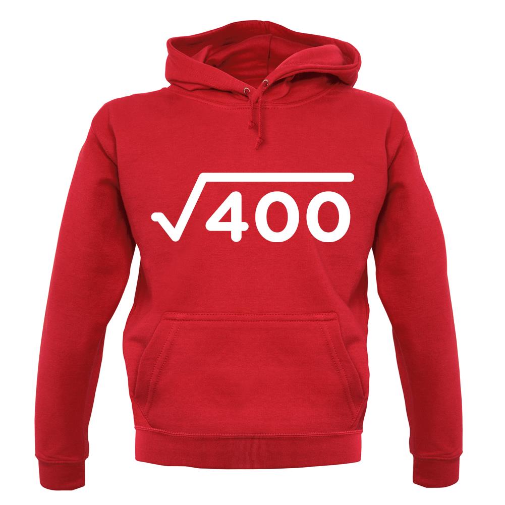 Square Root Birthday 20 unisex hoodie Square Root Birthday 20 unisex hoodie