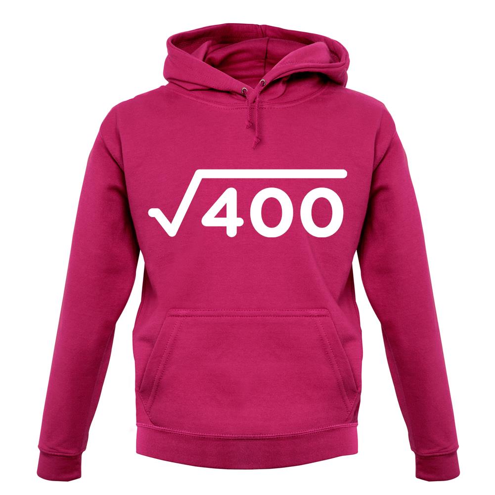 Square Root Birthday 20 unisex hoodie Square Root Birthday 20 unisex hoodie