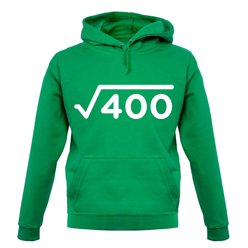 Square Root Birthday 20 unisex hoodie Square Root Birthday 20 unisex hoodie