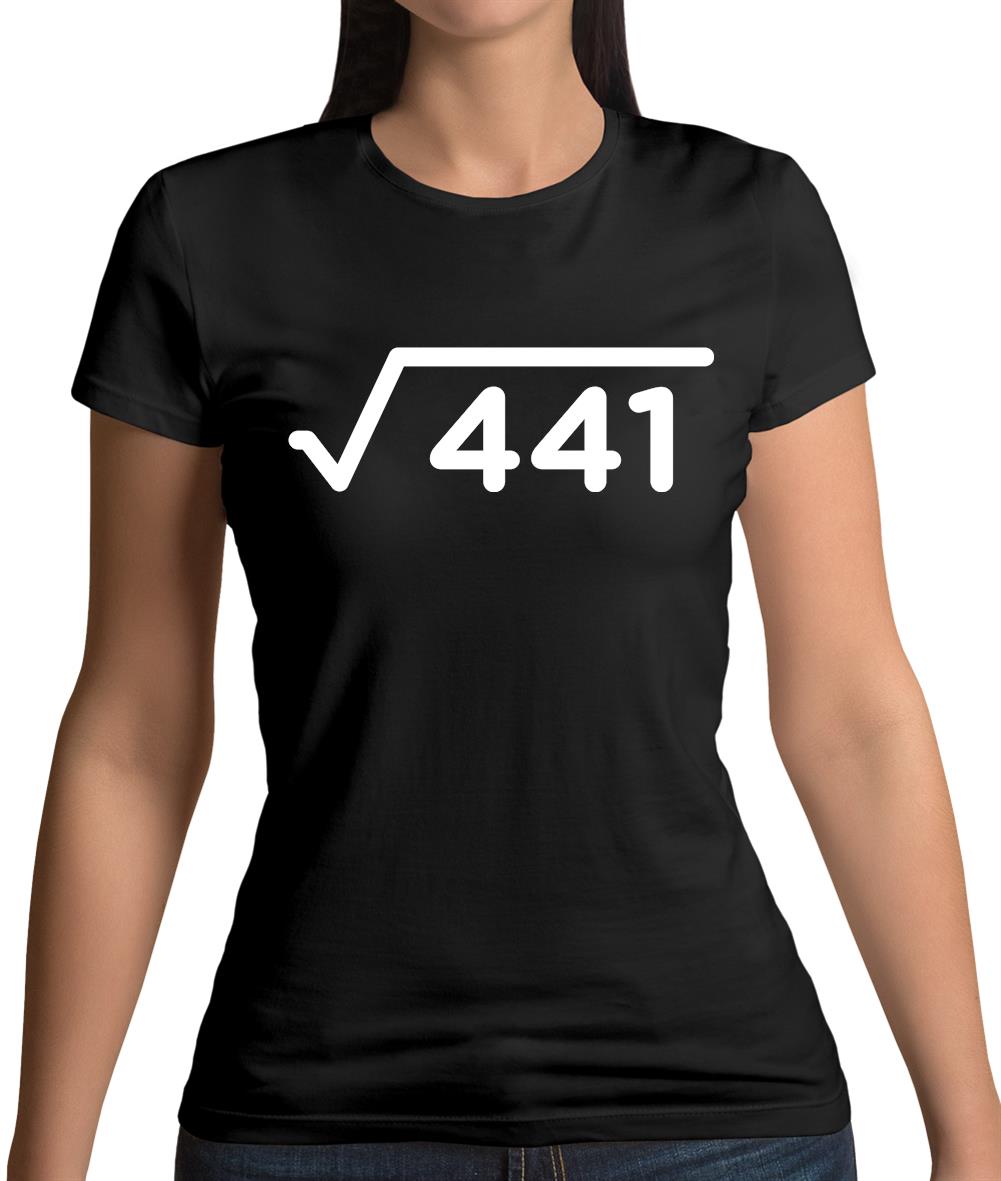 Square Root Birthday 21 Womens T-Shirt Square Root Birthday 21 Womens T-Shirt