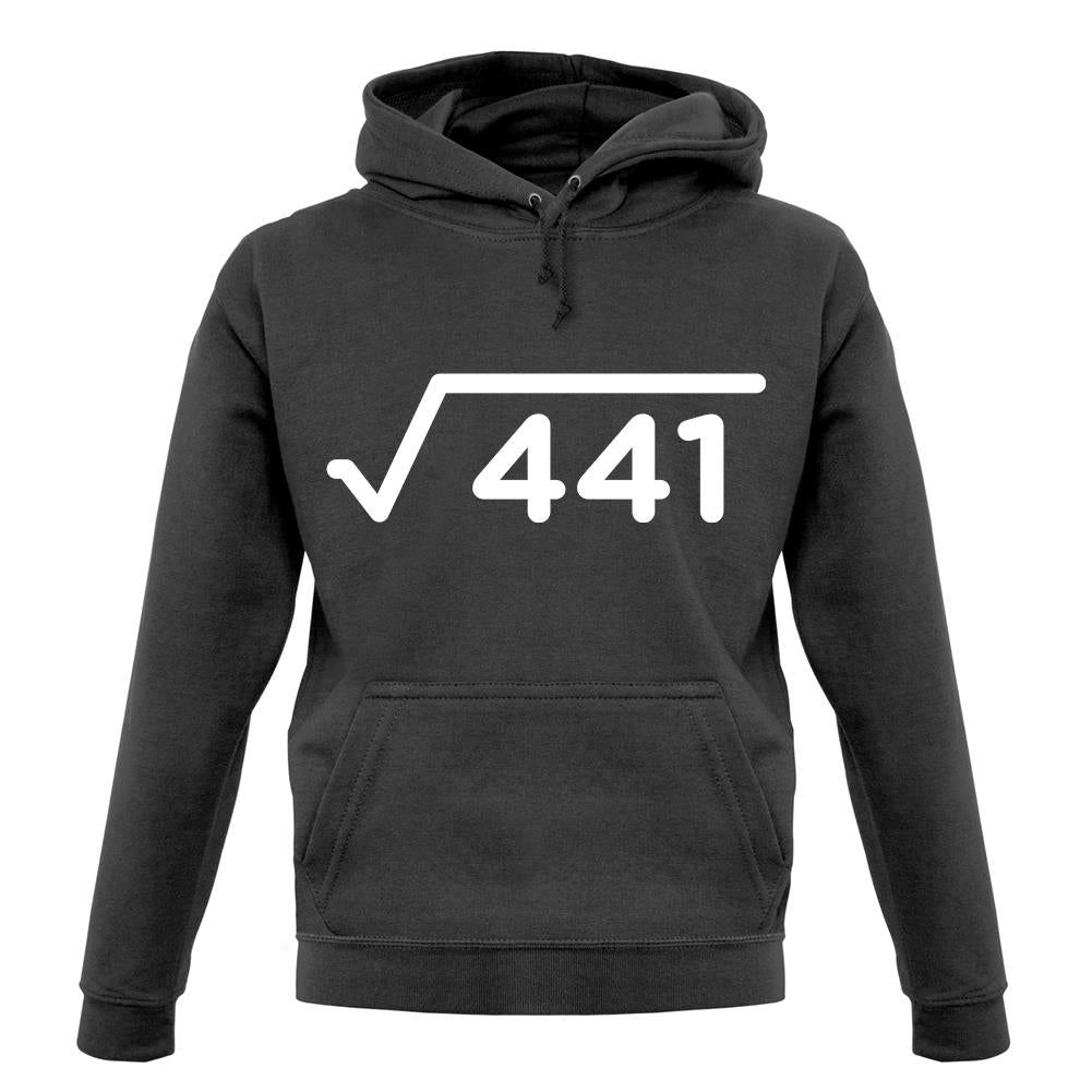 Square Root Birthday 21 unisex hoodie Square Root Birthday 21 unisex hoodie