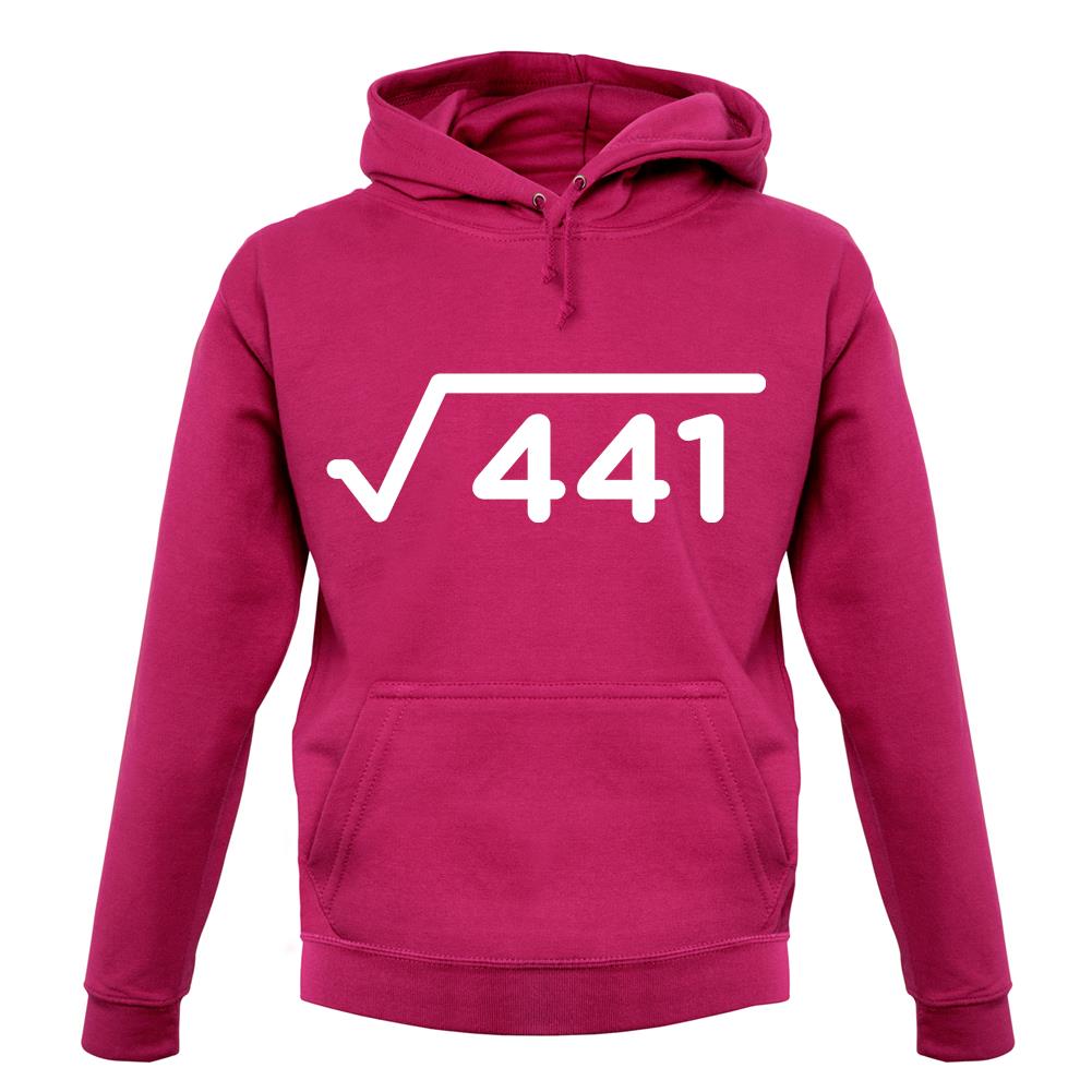 Square Root Birthday 21 unisex hoodie Square Root Birthday 21 unisex hoodie