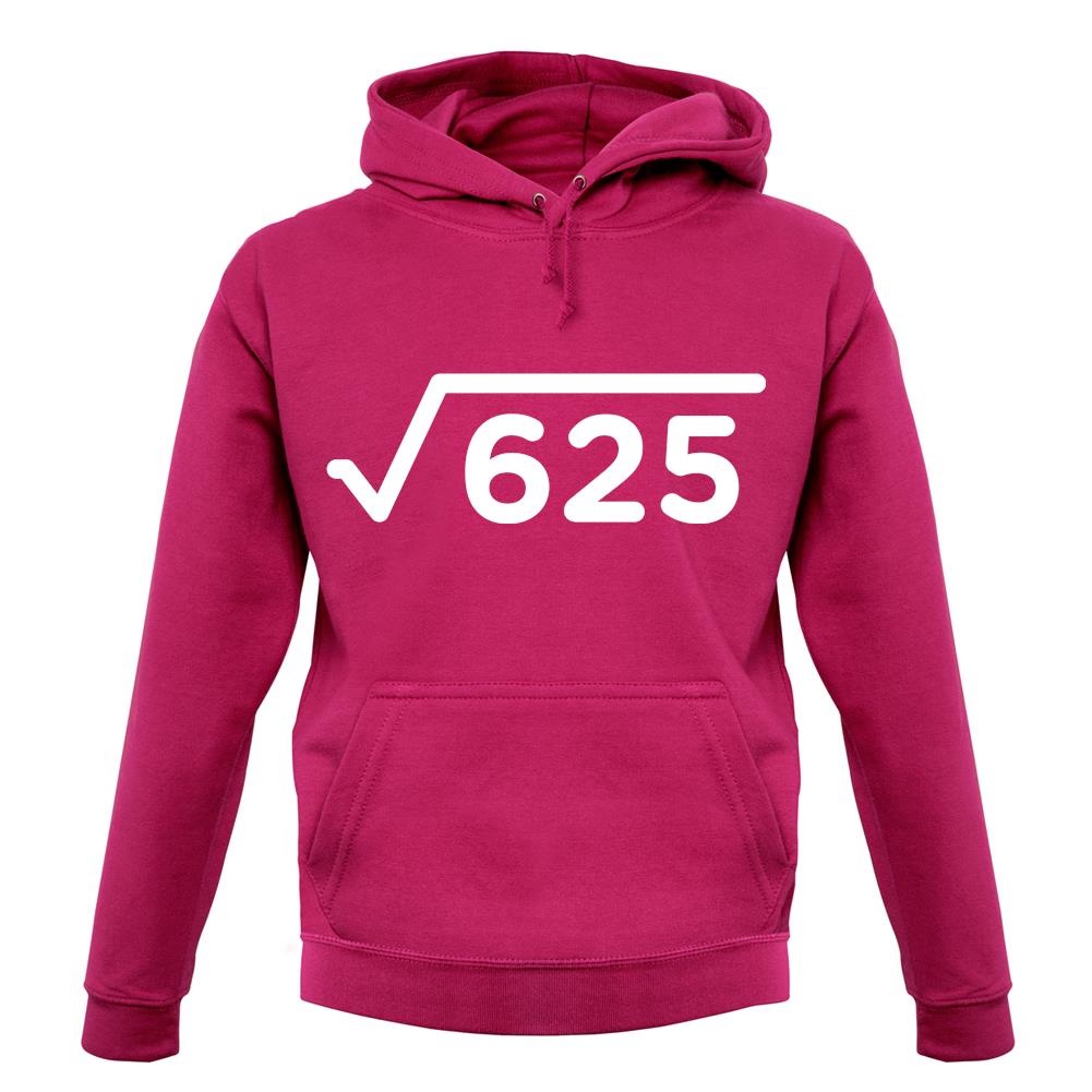 Square Root Birthday 25 unisex hoodie Square Root Birthday 25 unisex hoodie