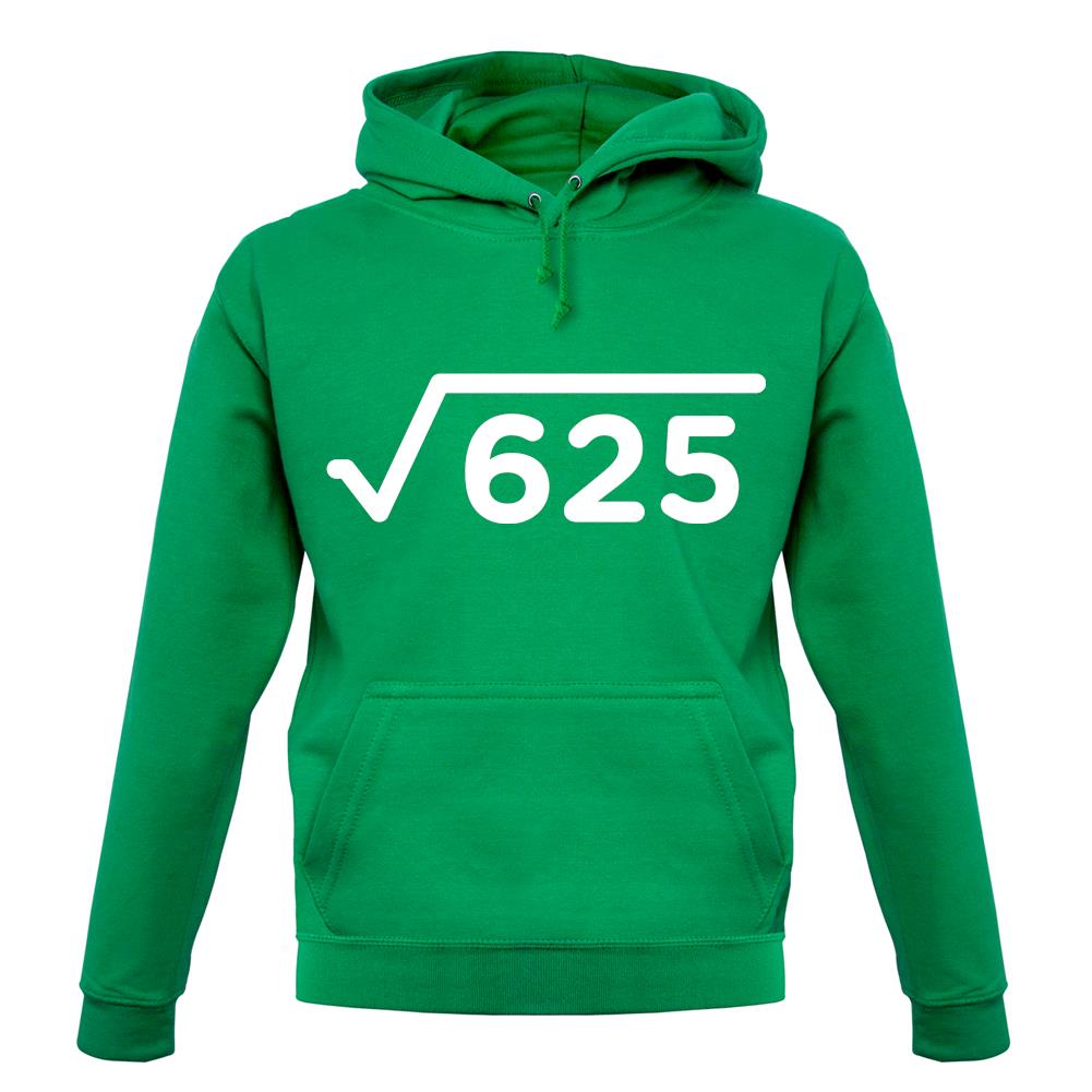 Square Root Birthday 25 unisex hoodie Square Root Birthday 25 unisex hoodie