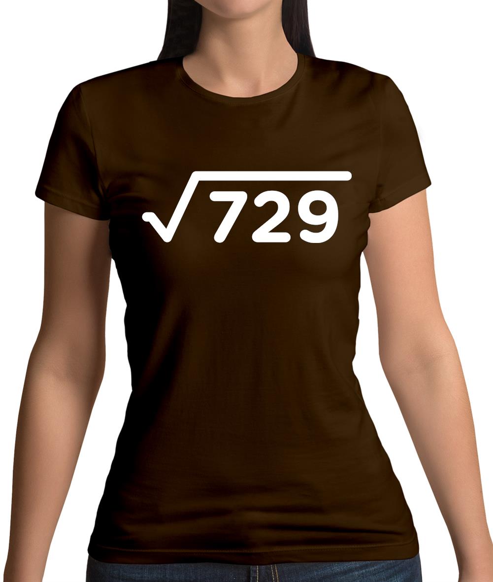 Square Root Birthday 27 Womens T-Shirt Square Root Birthday 27 Womens T-Shirt