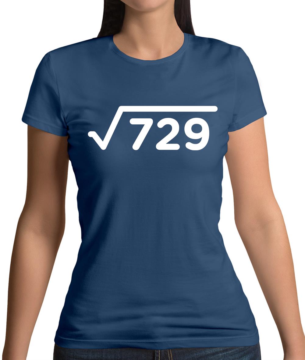 Square Root Birthday 27 Womens T-Shirt Square Root Birthday 27 Womens T-Shirt