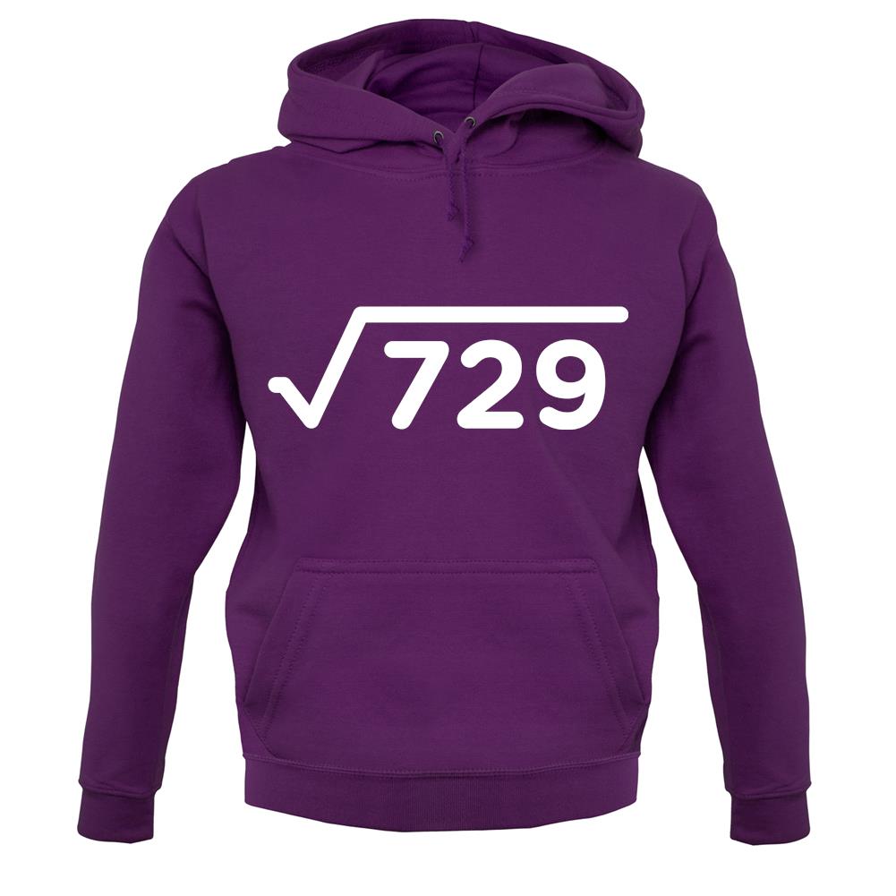 Square Root Birthday 27 unisex hoodie Square Root Birthday 27 unisex hoodie