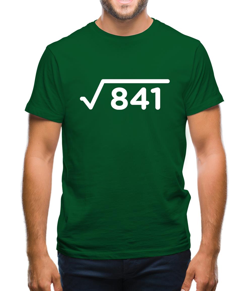 Square Root Birthday 29 Mens T-Shirt Square Root Birthday 29 Mens T-Shirt