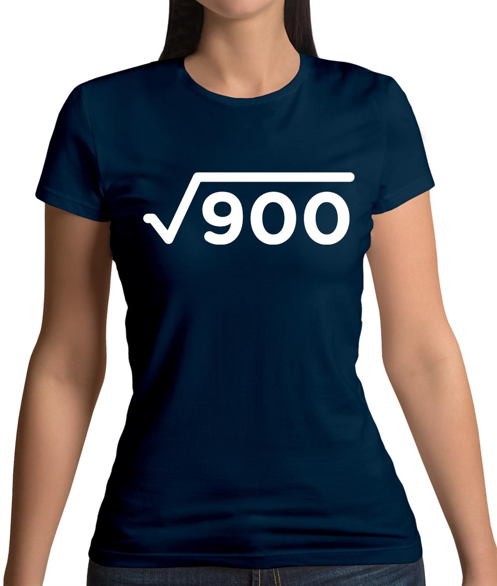 Square Root Birthday 30 Womens T-Shirt Square Root Birthday 30 Womens T-Shirt