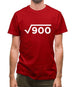 Square Root Birthday 30 Mens T-Shirt Square Root Birthday 30 Mens T-Shirt