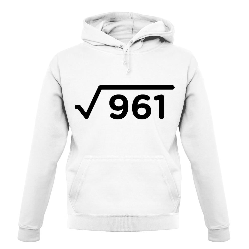 Square Root Birthday 31 unisex hoodie Square Root Birthday 31 unisex hoodie