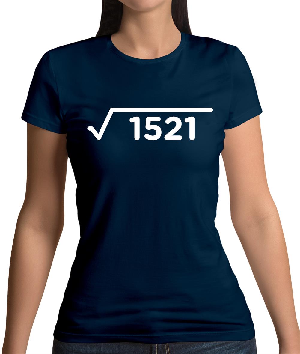 Square Root Birthday 39 Womens T-Shirt Square Root Birthday 39 Womens T-Shirt