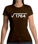 Square Root Birthday 42 Womens T-Shirt