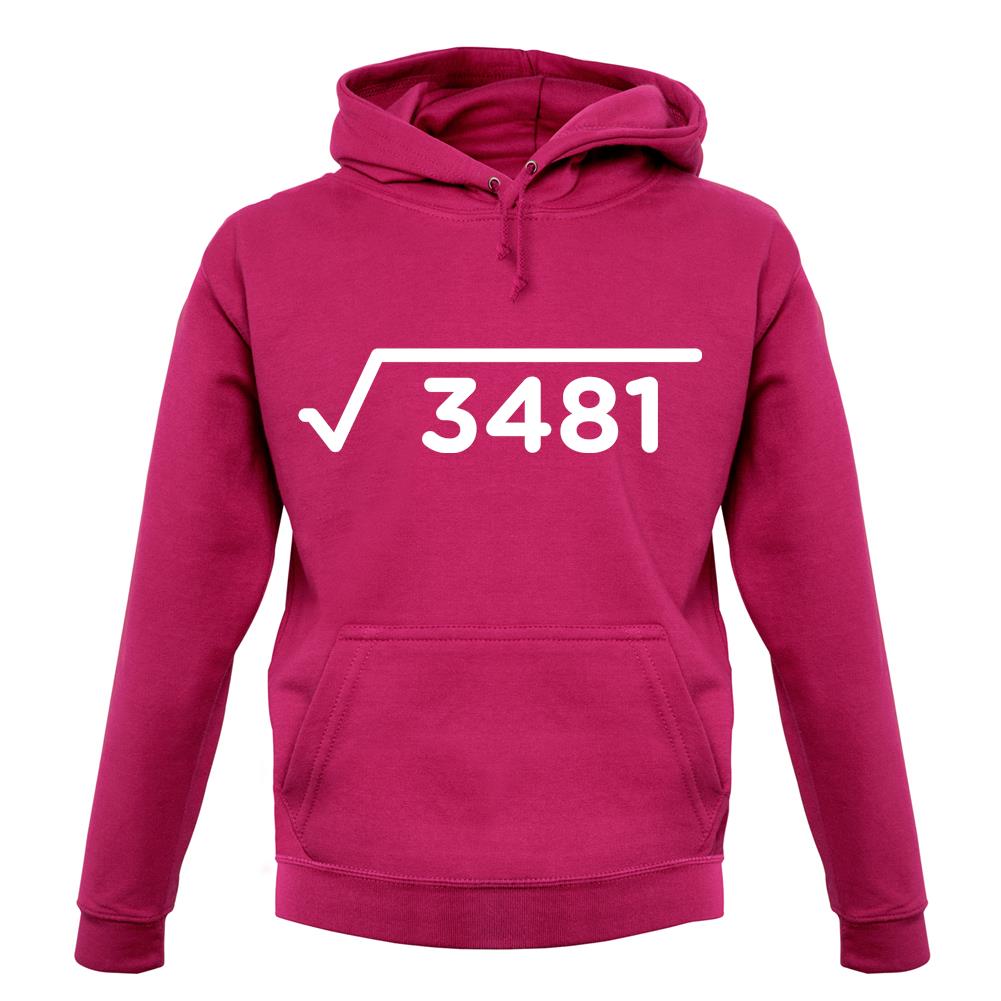 Square Root Birthday 59 unisex hoodie Square Root Birthday 59 unisex hoodie