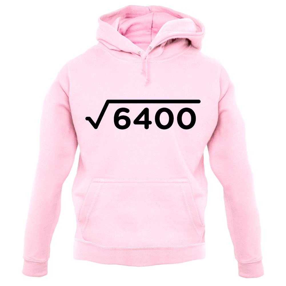 Square Root Birthday 80 unisex hoodie Square Root Birthday 80 unisex hoodie