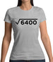Square Root Birthday 80 Womens T-Shirt Square Root Birthday 80 Womens T-Shirt