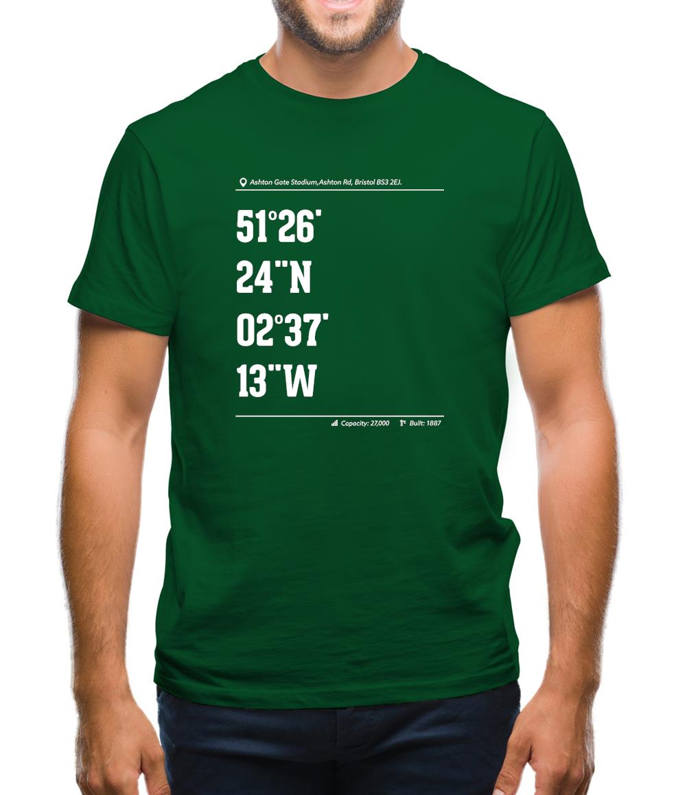 Stadium Coordinates The Robins Mens T-Shirt Stadium Coordinates The Robins Mens T-Shirt