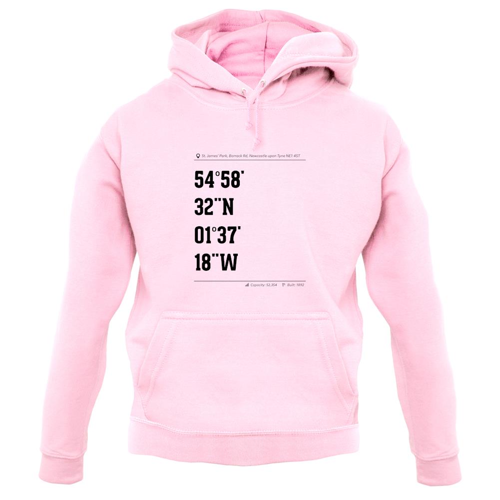 Stadium Coordinates The Magpies Unisex Hoodie Stadium Coordinates The Magpies Unisex Hoodie