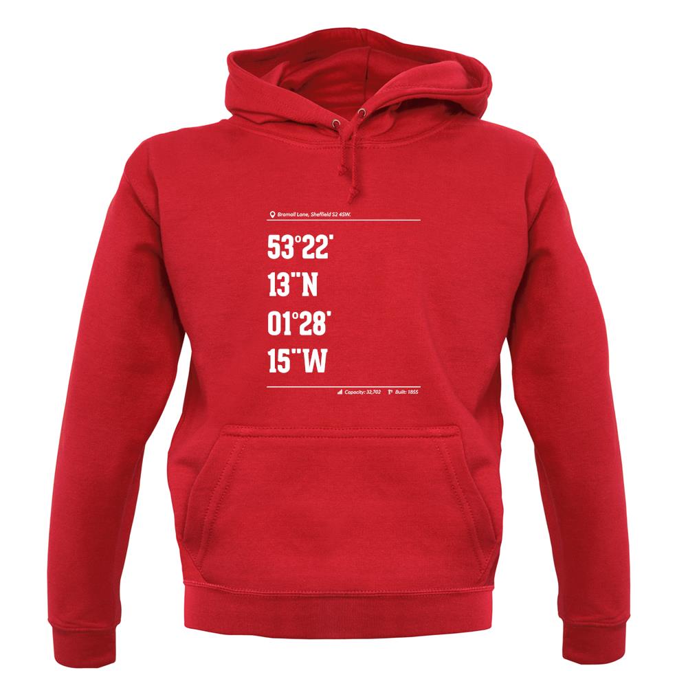 Stadium Coordinates The Blades Unisex Hoodie Stadium Coordinates The Blades Unisex Hoodie