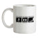 Stages Of Binge Watching Ceramic Mug Stages Of Binge Watching Ceramic Mug
