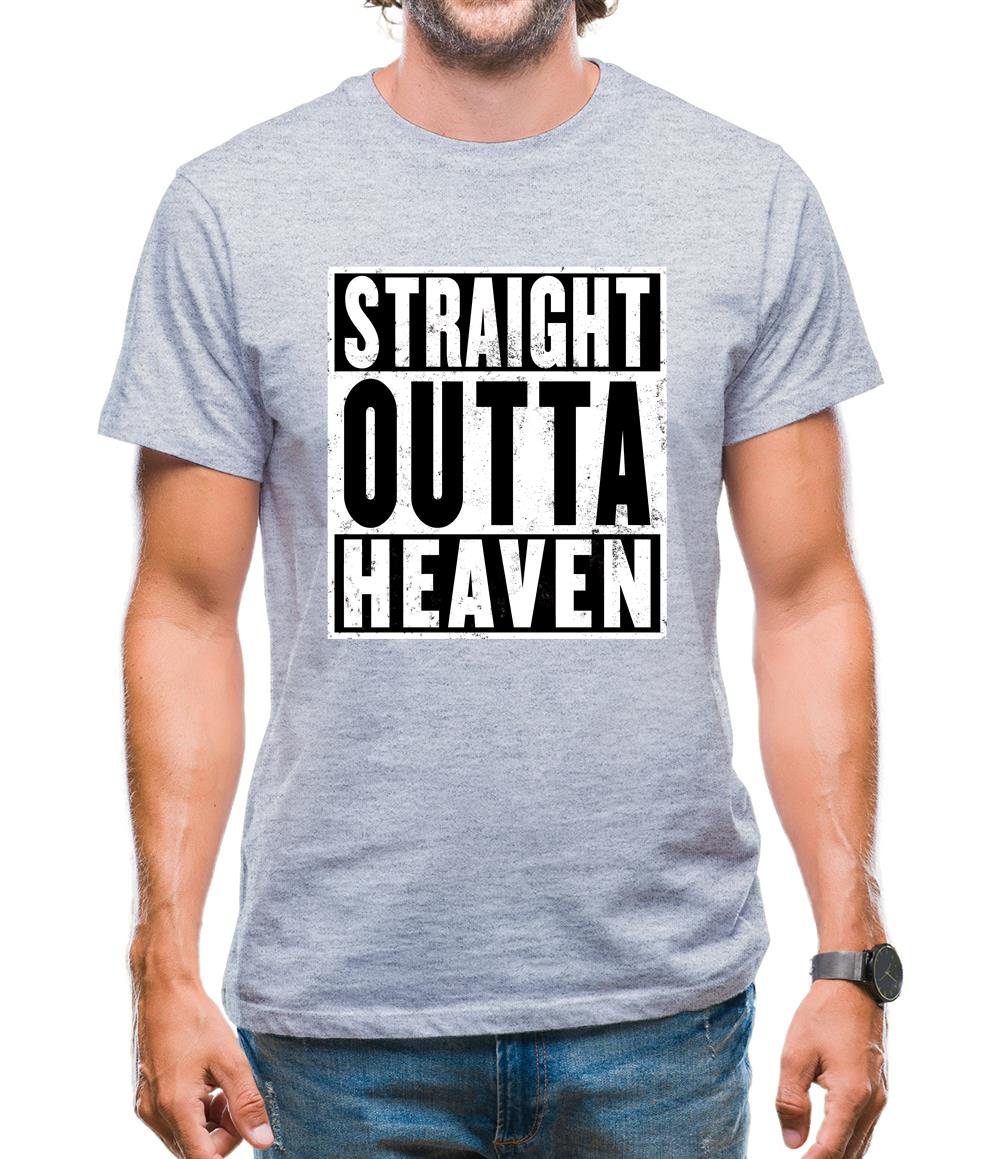 Straight Outta Heaven Mens T-Shirt Straight Outta Heaven Mens T-Shirt