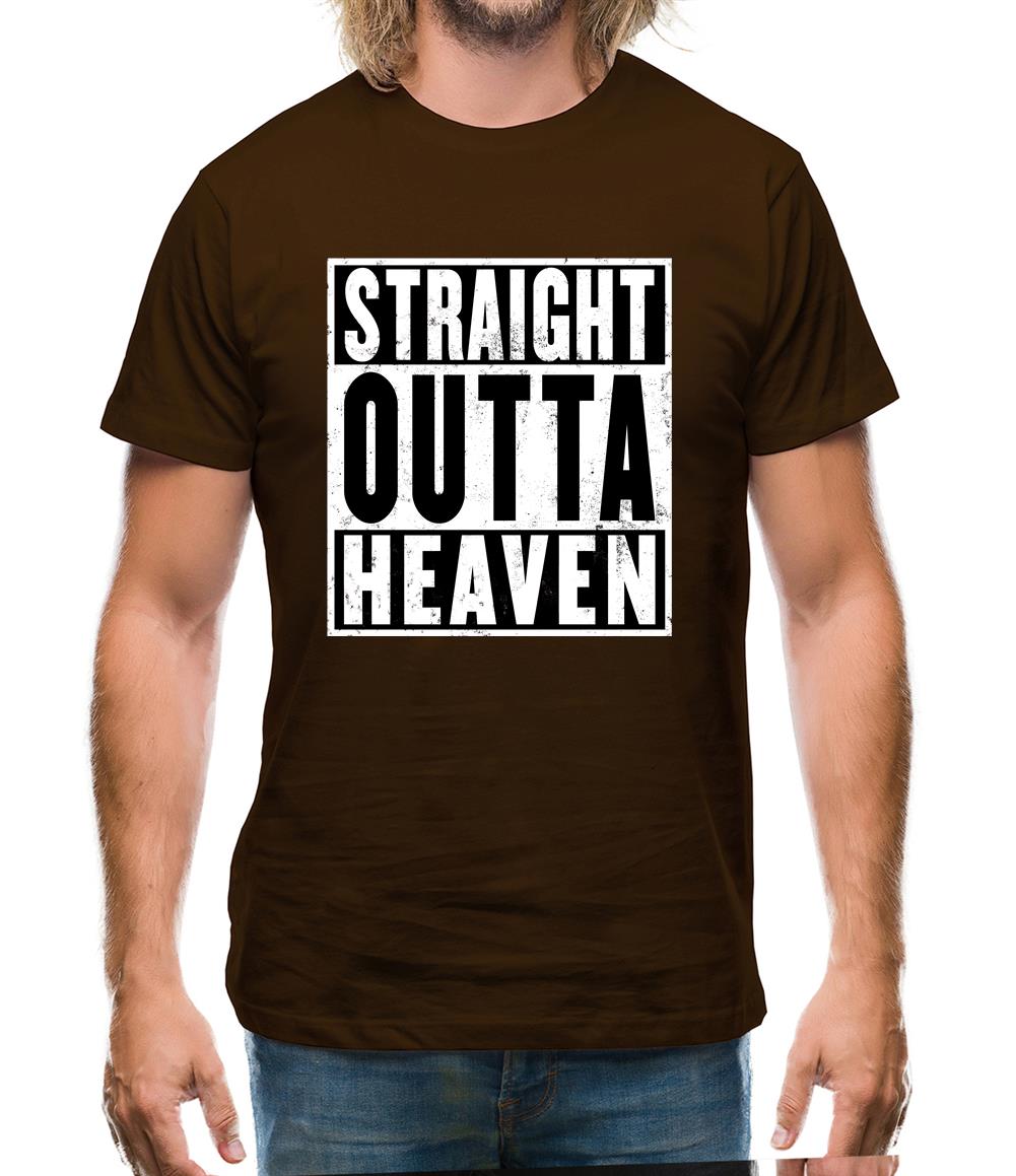 Straight Outta Heaven Mens T-Shirt Straight Outta Heaven Mens T-Shirt