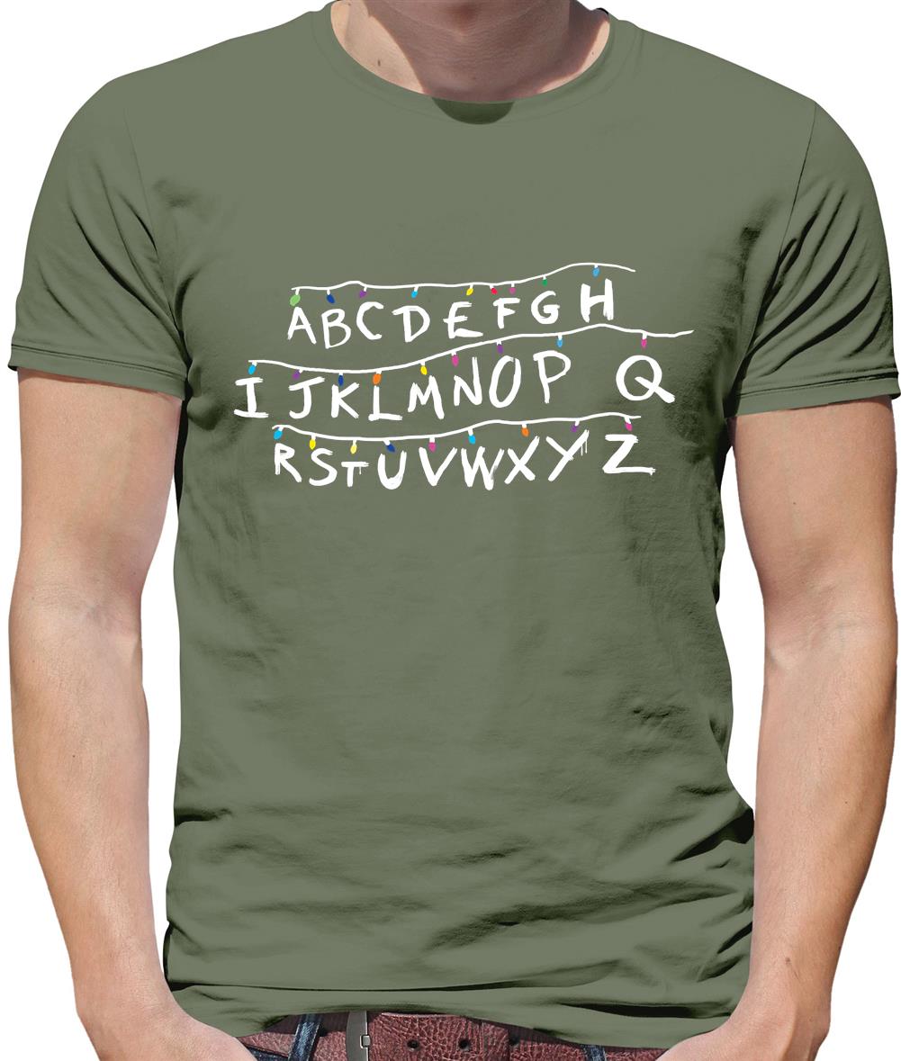 Stranger Alphabet Mens T-Shirt Stranger Alphabet Mens T-Shirt