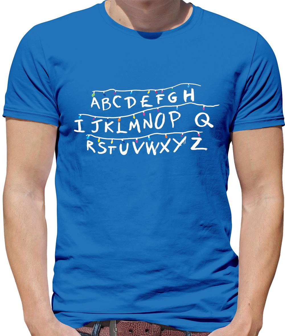 Stranger Alphabet Mens T-Shirt Stranger Alphabet Mens T-Shirt