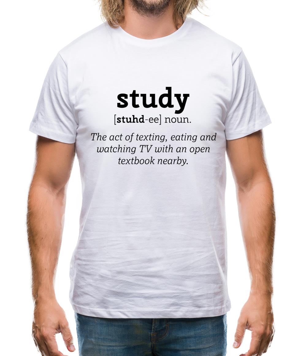 Study Definition Mens T-Shirt Study Definition Mens T-Shirt