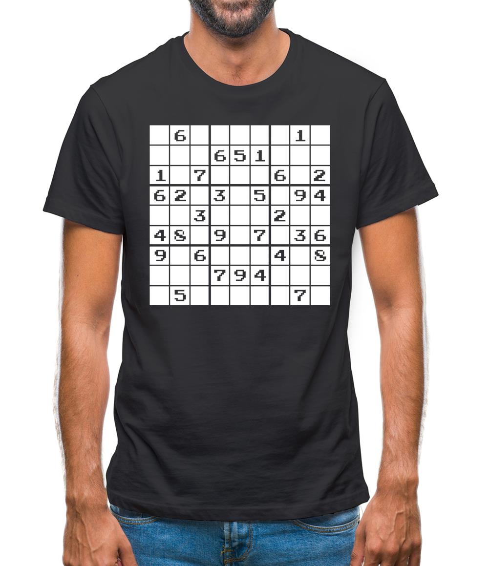 Sudoku Gamer Puzzle Mens T-Shirt Sudoku Gamer Puzzle Mens T-Shirt