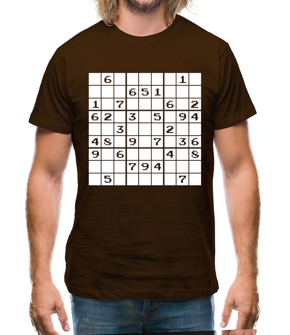 Sudoku Gamer Puzzle Mens T-Shirt Sudoku Gamer Puzzle Mens T-Shirt