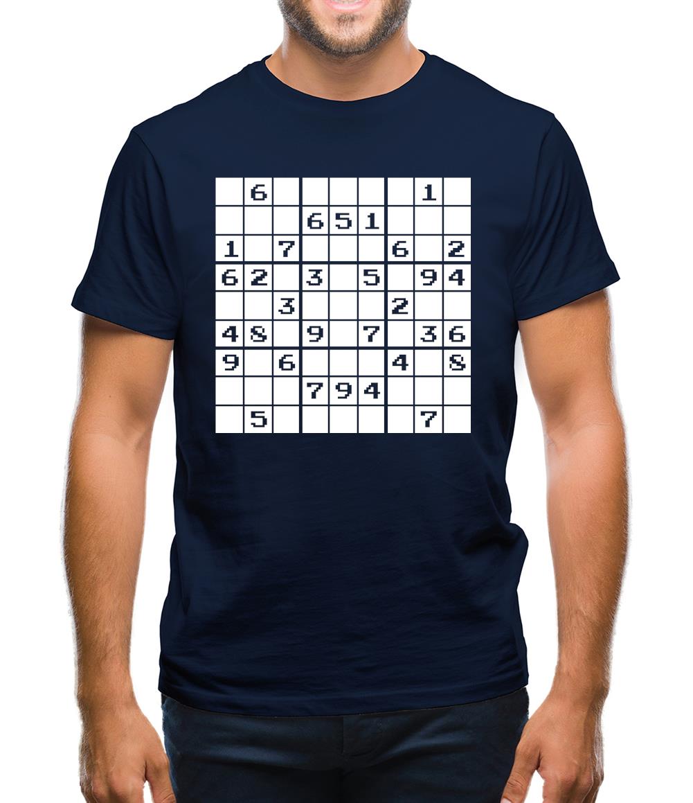 Sudoku Gamer Puzzle Mens T-Shirt Sudoku Gamer Puzzle Mens T-Shirt