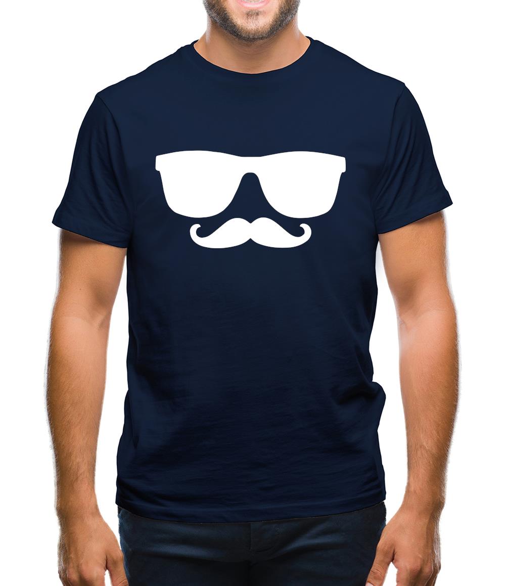 Moustache Glasses Mens T-Shirt Moustache Glasses Mens T-Shirt