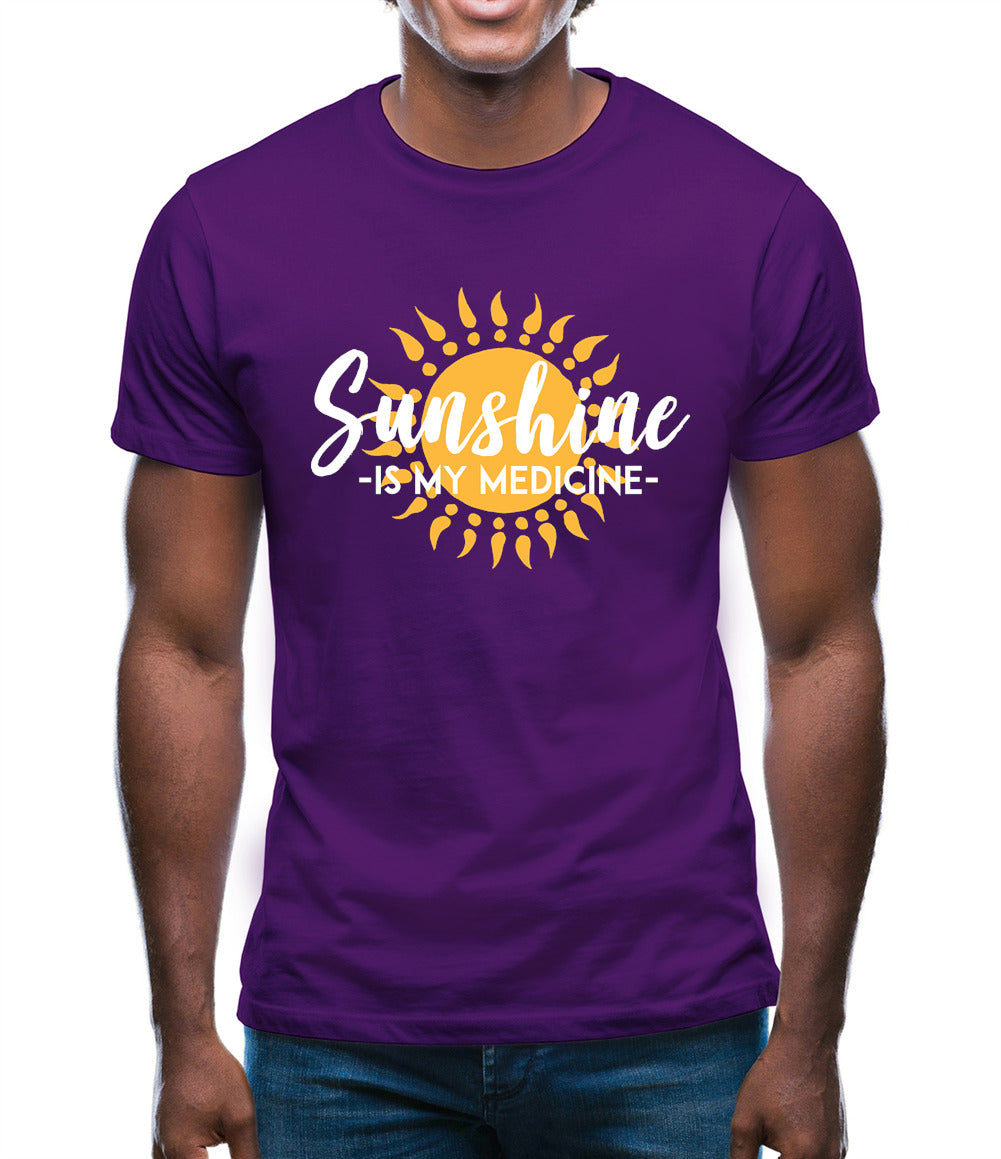 Sunshine Is My Medicine Mens T-Shirt Sunshine Is My Medicine Mens T-Shirt
