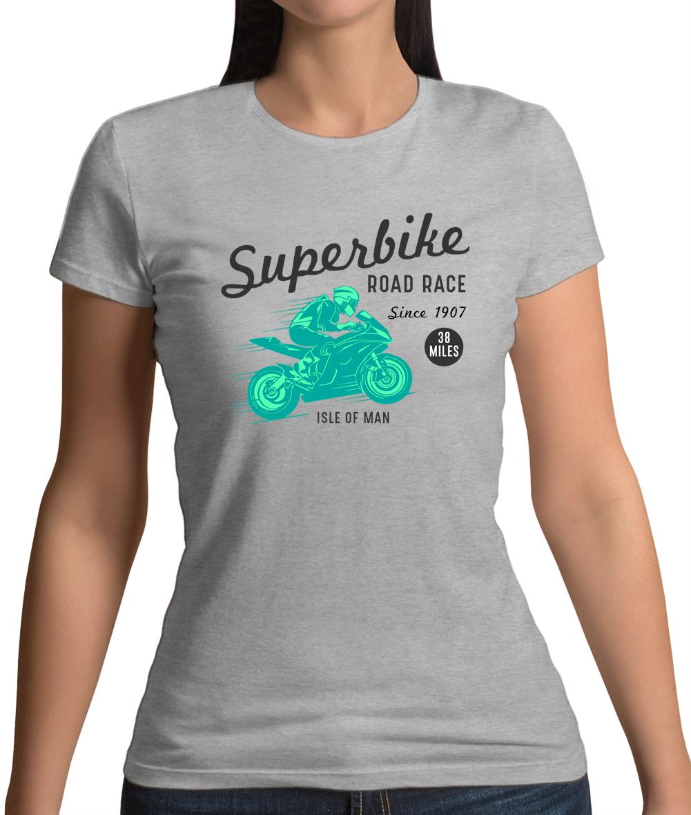 Superbike Road Race Womens T-Shirt Superbike Road Race Womens T-Shirt